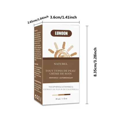 Lotion de bronzage auto-bronzante, améliore la mélanine de la peau, bronzant naturel pour le corps et le visage, prévient les coups de soleil, crème de bronzage sans soleil