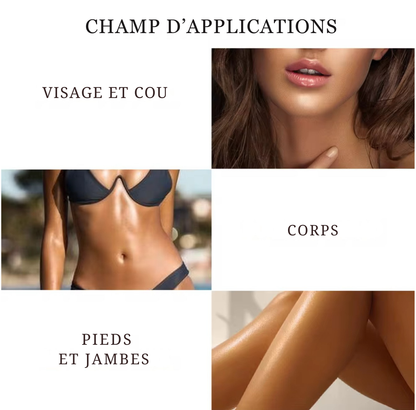 Lotion de bronzage auto-bronzante, améliore la mélanine de la peau, bronzant naturel pour le corps et le visage, prévient les coups de soleil, crème de bronzage sans soleil